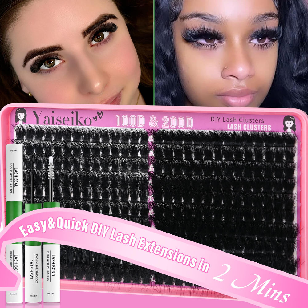 Yaiseiko reusable cluster lashes for extended wear