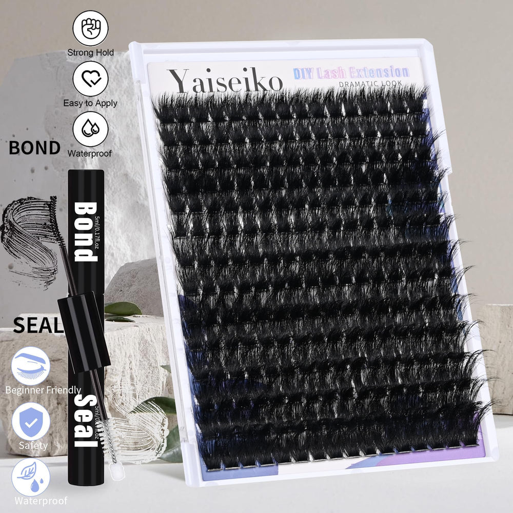 Yaiseiko premium fiber with ultra-thin band hugs eyelids for comfortable wear