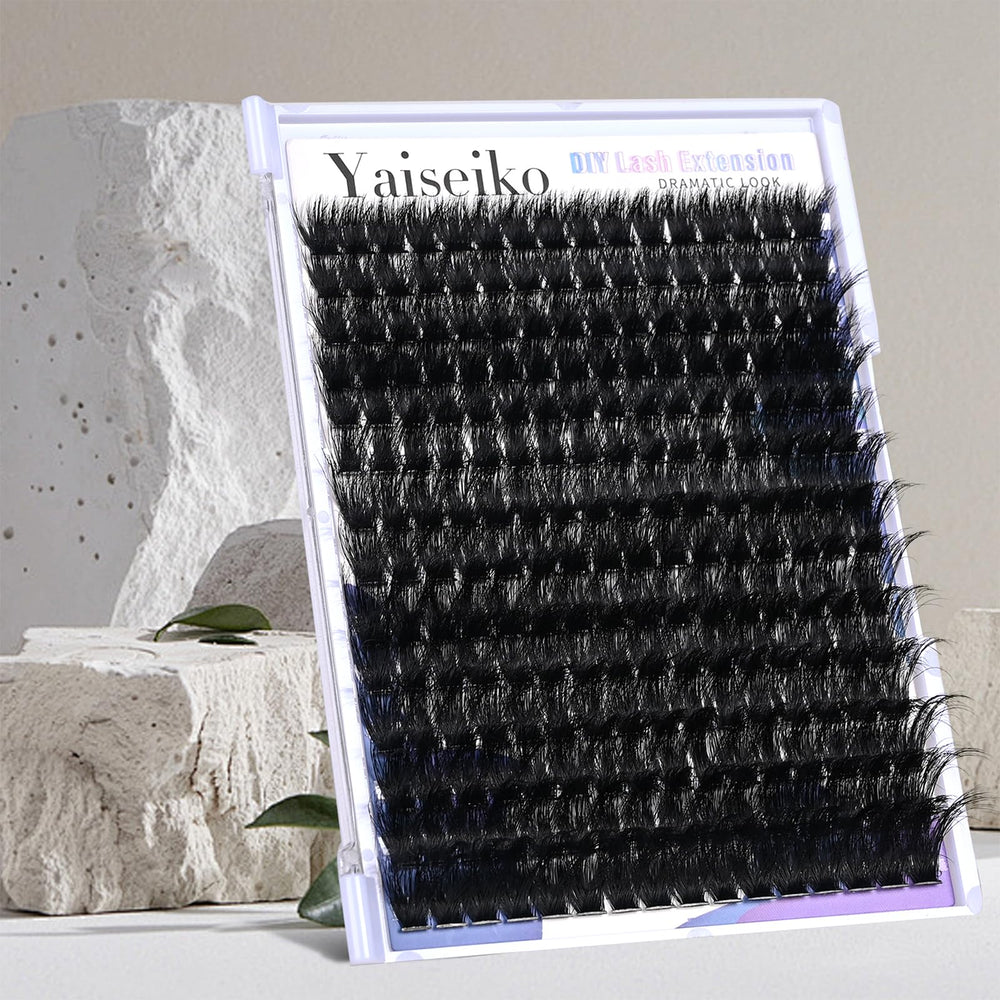 Yaiseiko waterproof matte black lashes for all-day wear