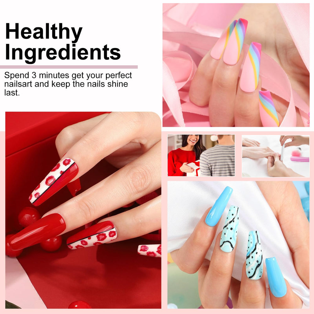 YALSYNY nail decorations and tools kit for creative nail art at home
