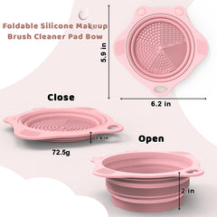 YalsFTY soft, durable silicone bowl cleans brushes without bristle damage