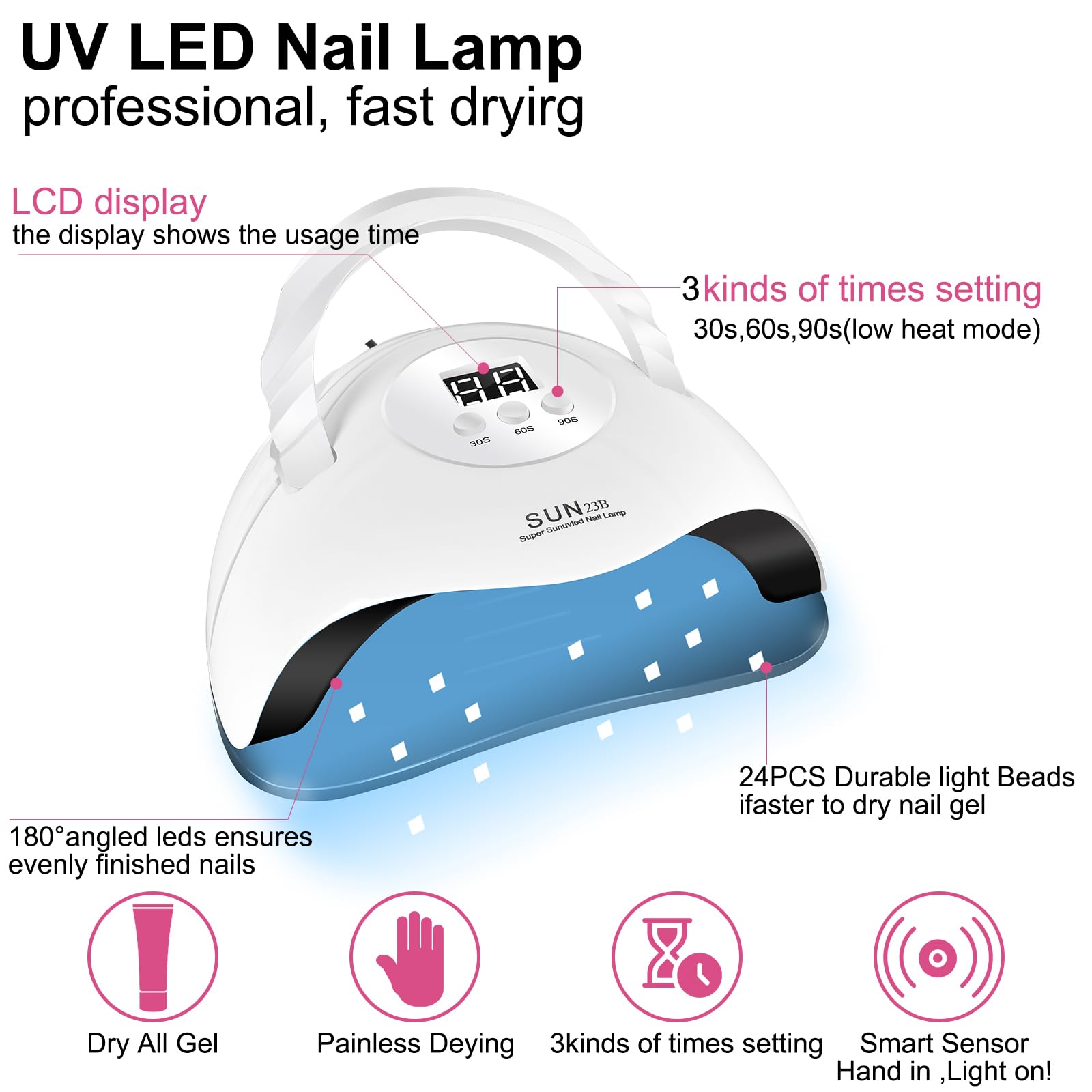 Accesorios para uñas YALSYNY para diseño y cuidado.