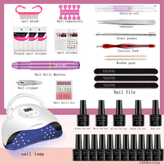 Lámpara UV/LED YALSYNY rápida para secar gel en segundos.