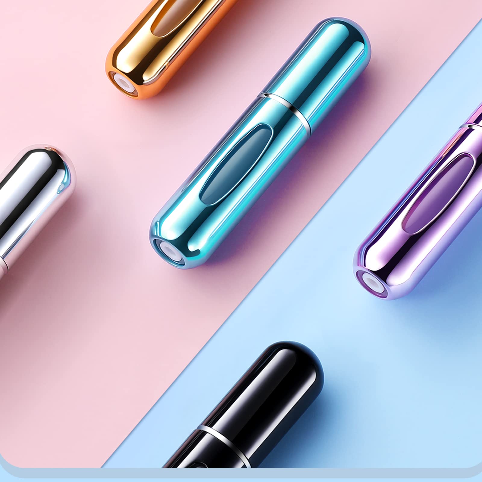 Yamadura blue atomizer 5ml ideal for compact travel fragrance.