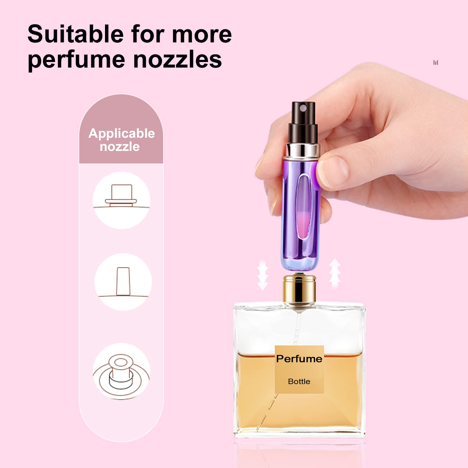 Yamadura silver atomizer combines sleek style with easy refills.