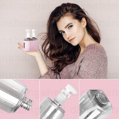 Yamadura pink dust-proof cover keeps liquids secure during travel.