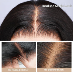 Yamikk 180-density soft human hair wig offers full, luxurious volume