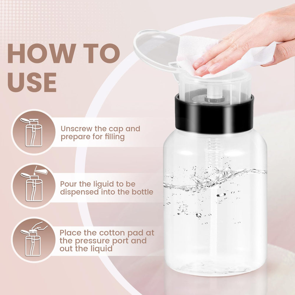 YAMYONE 2-pack dispenser with two identical bottles for daily use