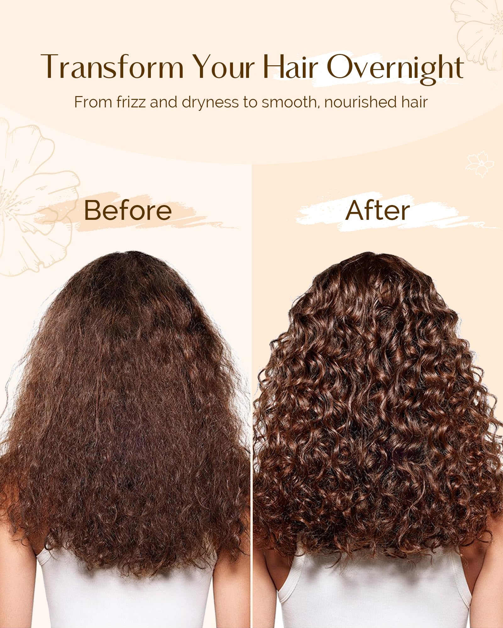 Yanibest bonete satén cobertura nocturna protege el cabello