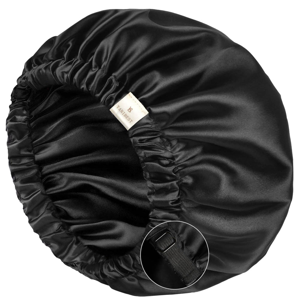 YANIBEST bonete de satén para dormir ofrece comodidad suave y cuidado del cuero cabelludo.