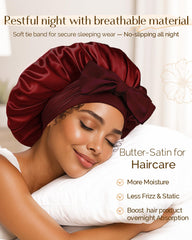 Bonete Yanibest de satinado suave para dormir protege el cabello y mantiene la humedad
