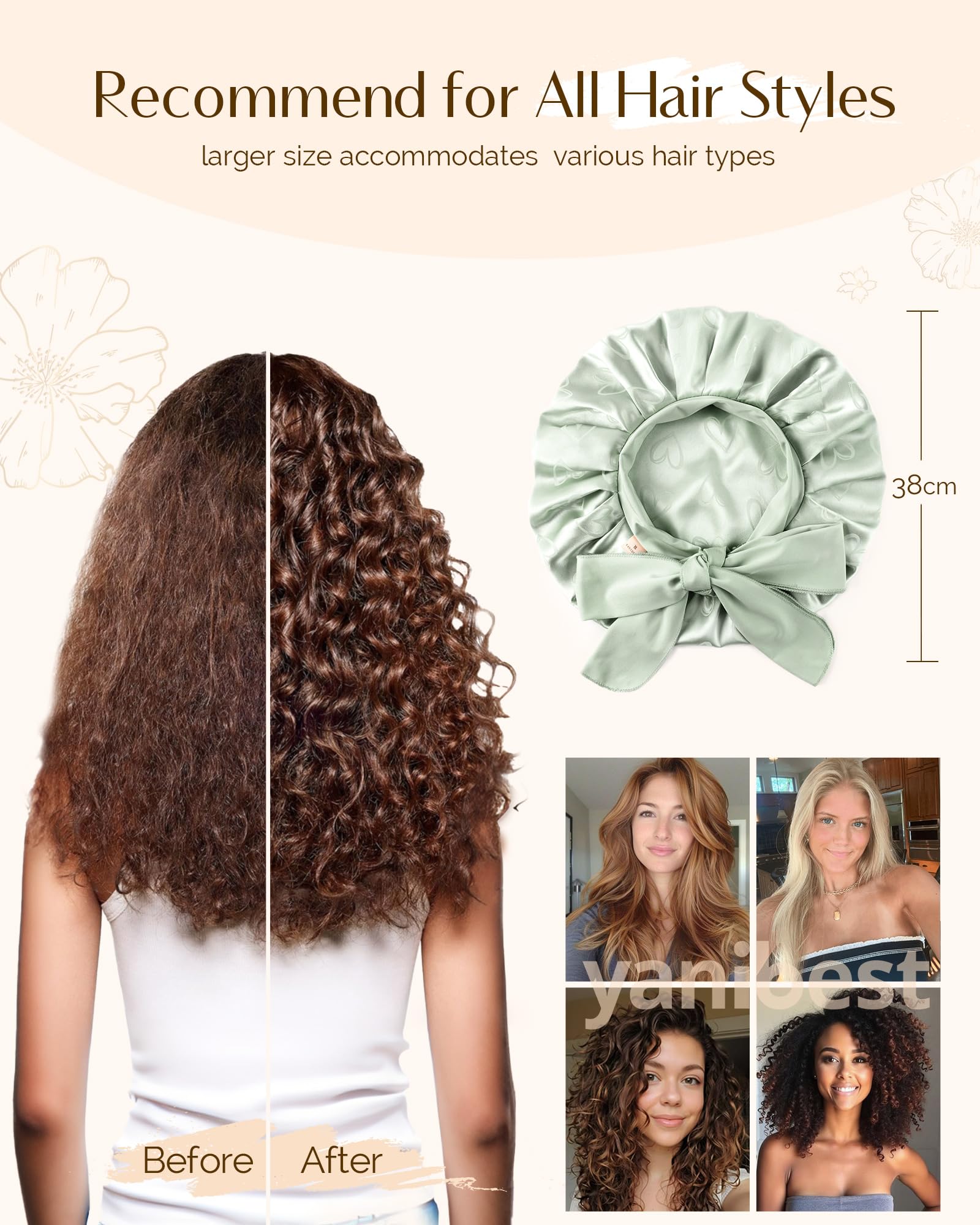 Yanibest empaque de lujo, perfecto regalo para cuidar el cabello.