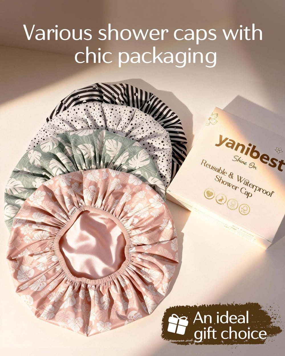 Gorro multifuncional Yanibest para baño, cocina y spa.