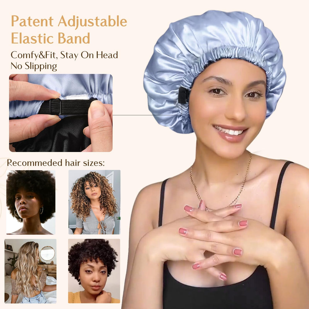 YANIBEST night-use bonnet keeps hair smooth through makeup removal
