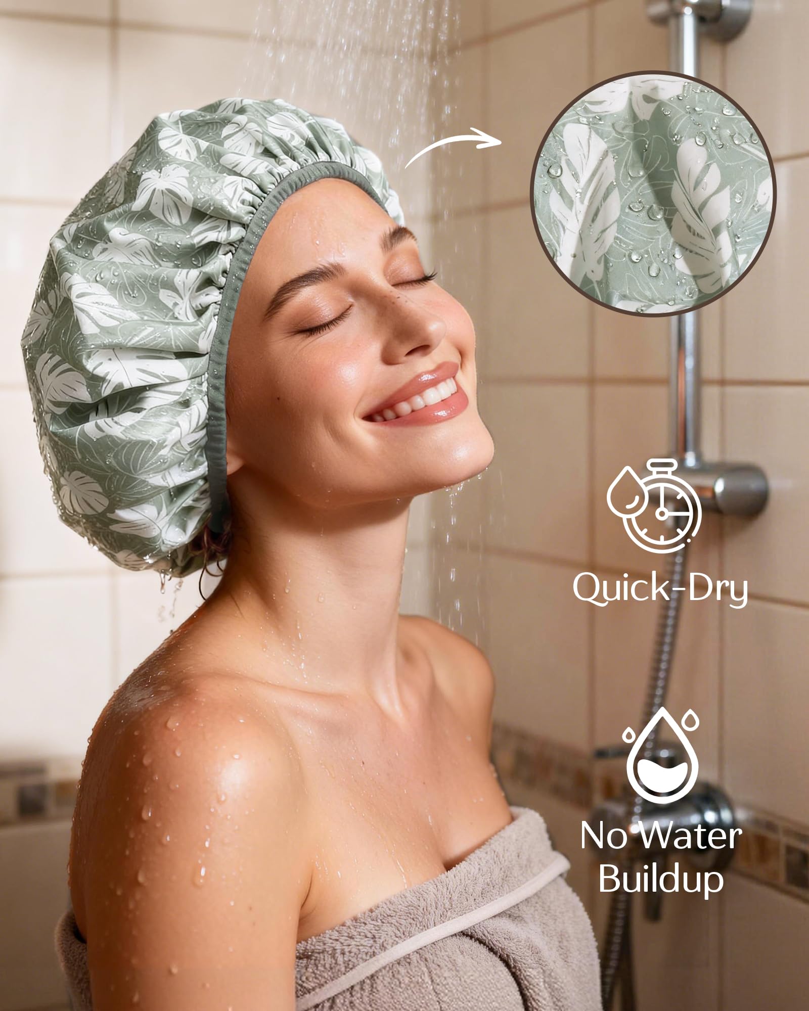 Yanibest interior satinado protege el cabello y reduce la fricción al secarlo