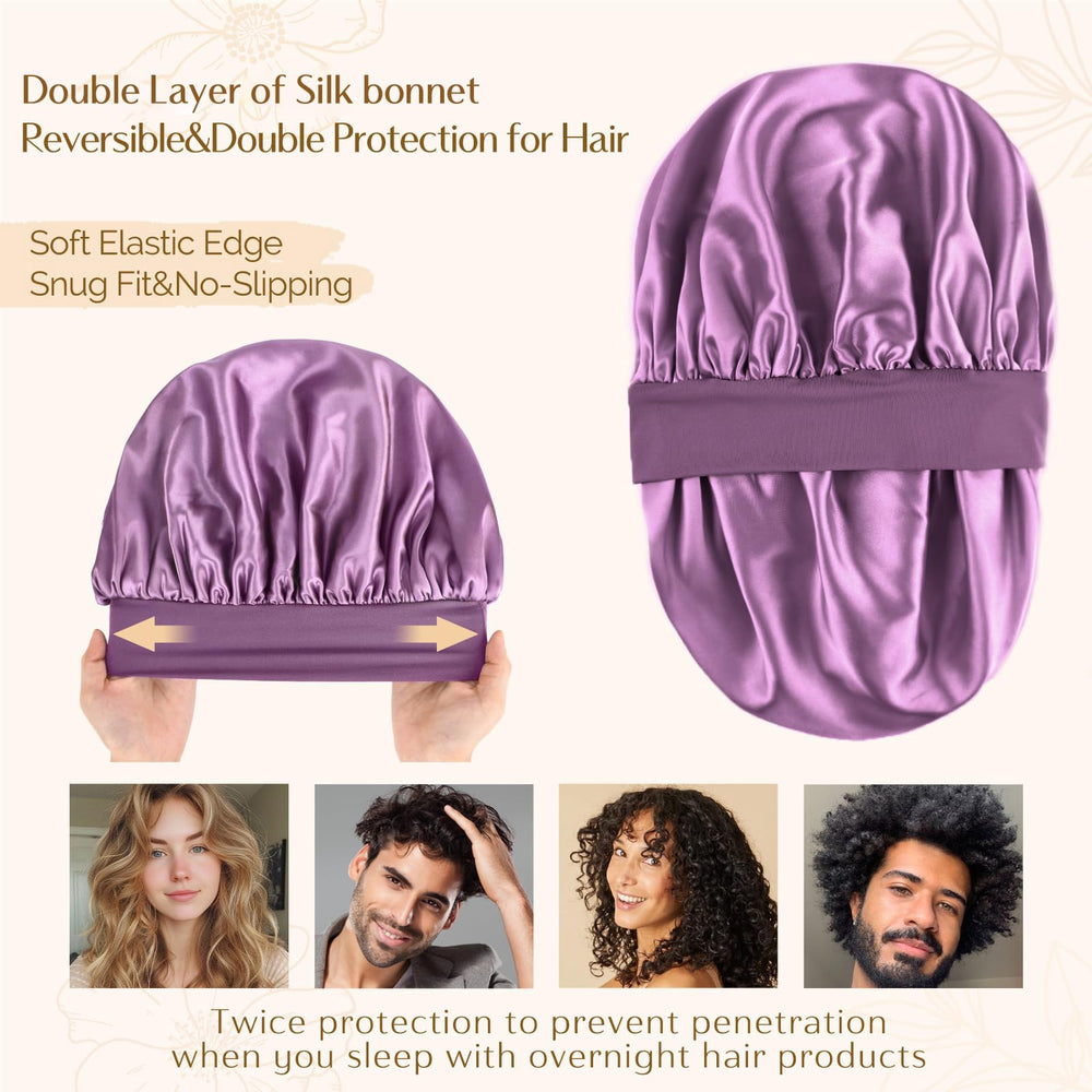 Yanibest seda de doble capa, textura suave que cuida el cabello
