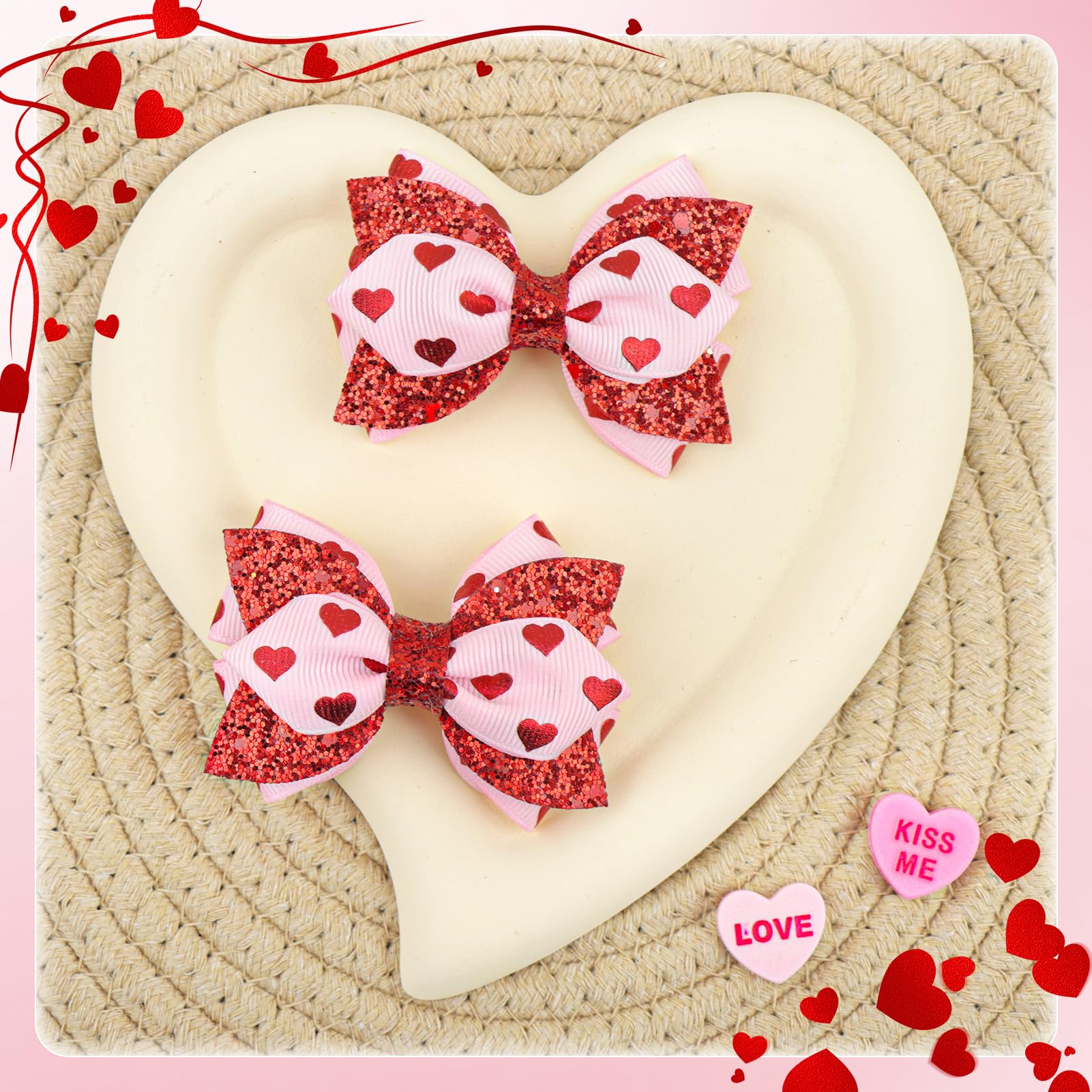 YanJie Valentine gift-ready hair accessory for girls.