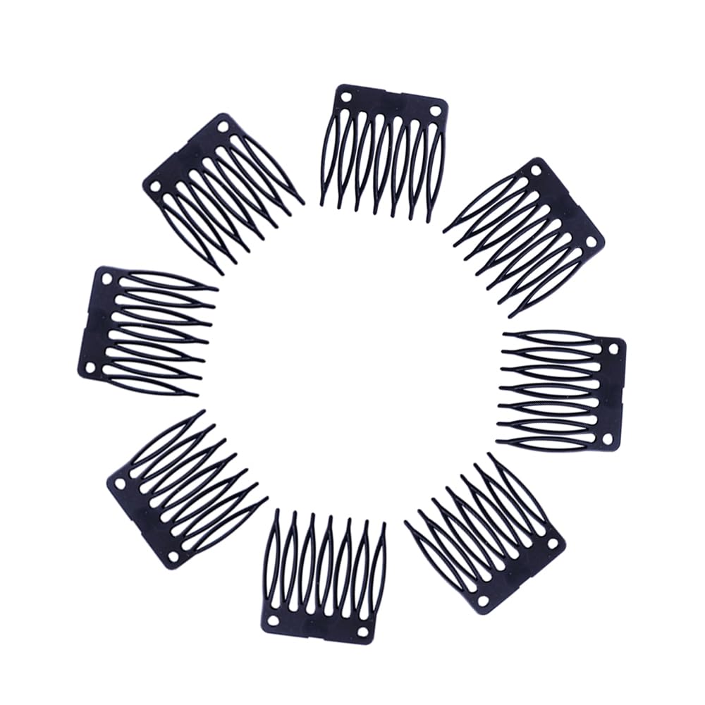 YANTAISIYU classic plastic wig clips, smooth surface to avoid snagging.