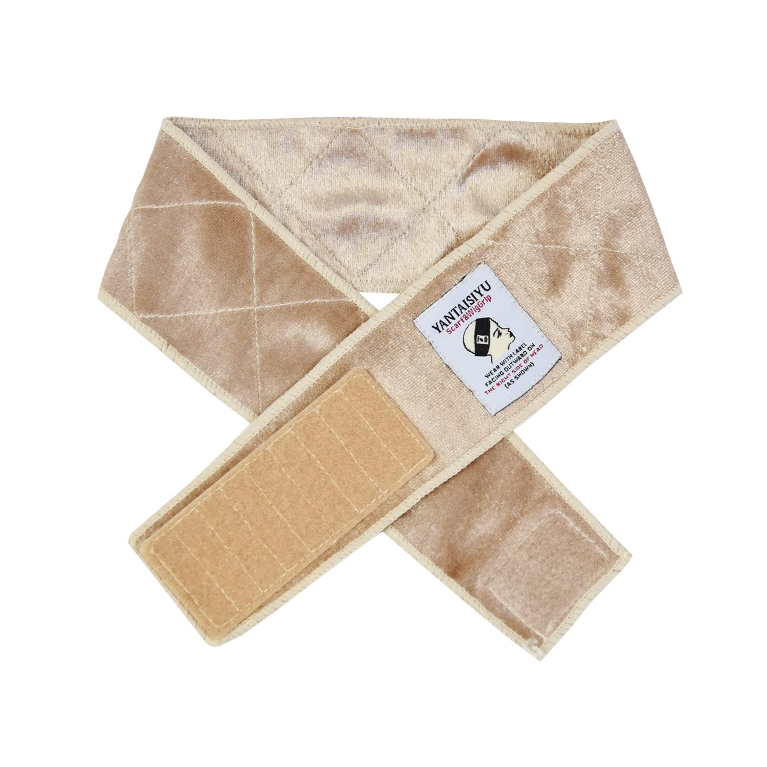Cinta de sujecion YANTAISIYU para peluca beige ayuda en sesiones de fotos.