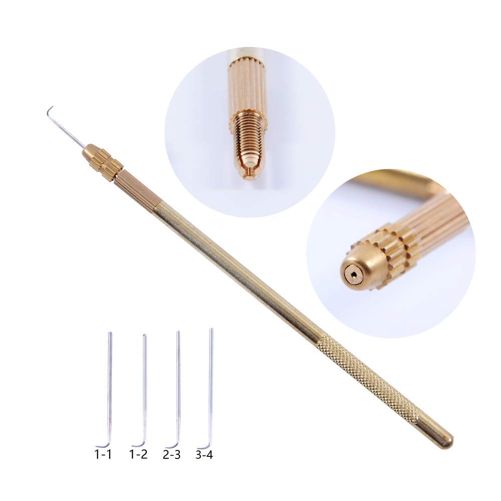 YANTAISIYU ventilating needle size 1-1 lifts a single strand
