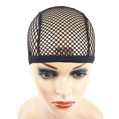 YANTAISIYU wig cap with four clips keeps hair securely in place.