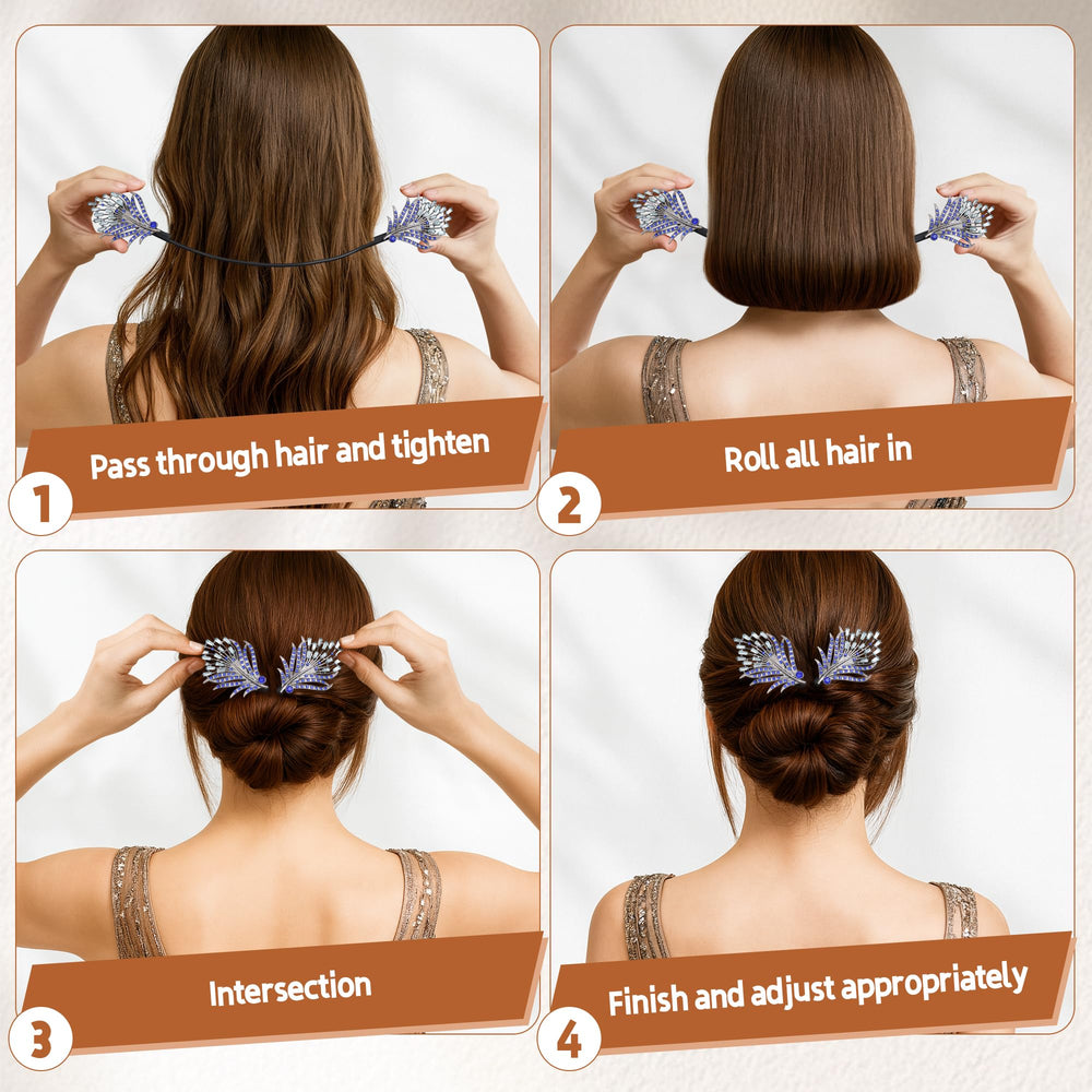 Yanwenx bun-maker para varios estilos de recogido y ocasiones.