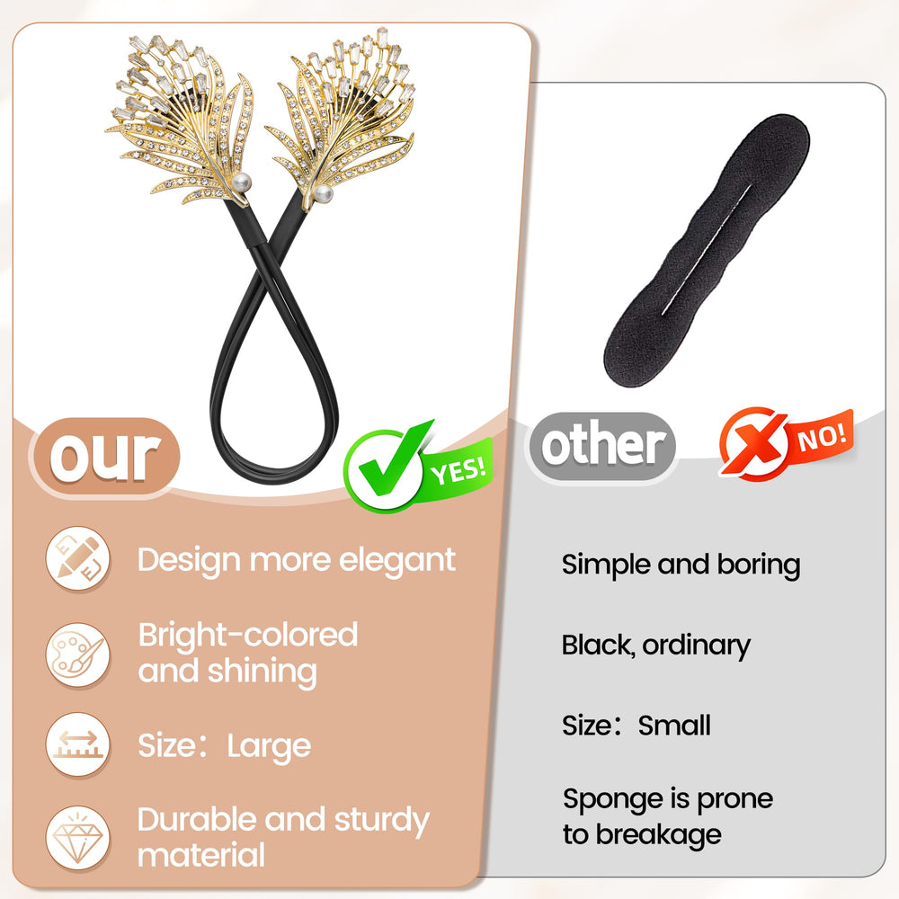 Yanwenx bun-maker uso rápido crea moños simples en minutos.