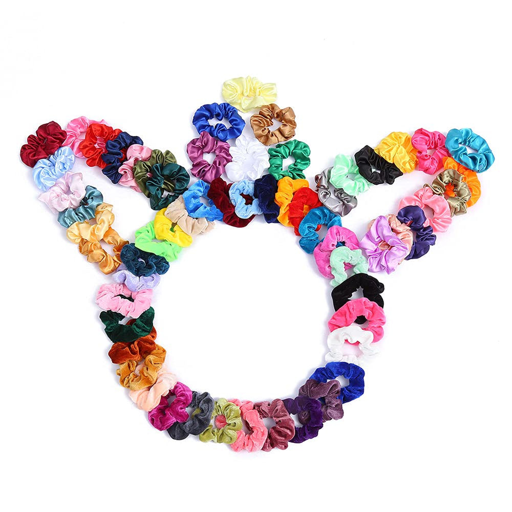 Yanwenx scrunchies fáciles de cuidar, duraderos y aptos para lavado suave.