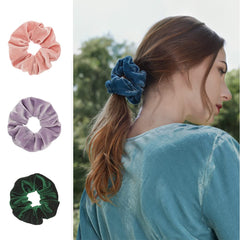 Yanwenx scrunchies para diario y deporte, sujetan sin irritar.