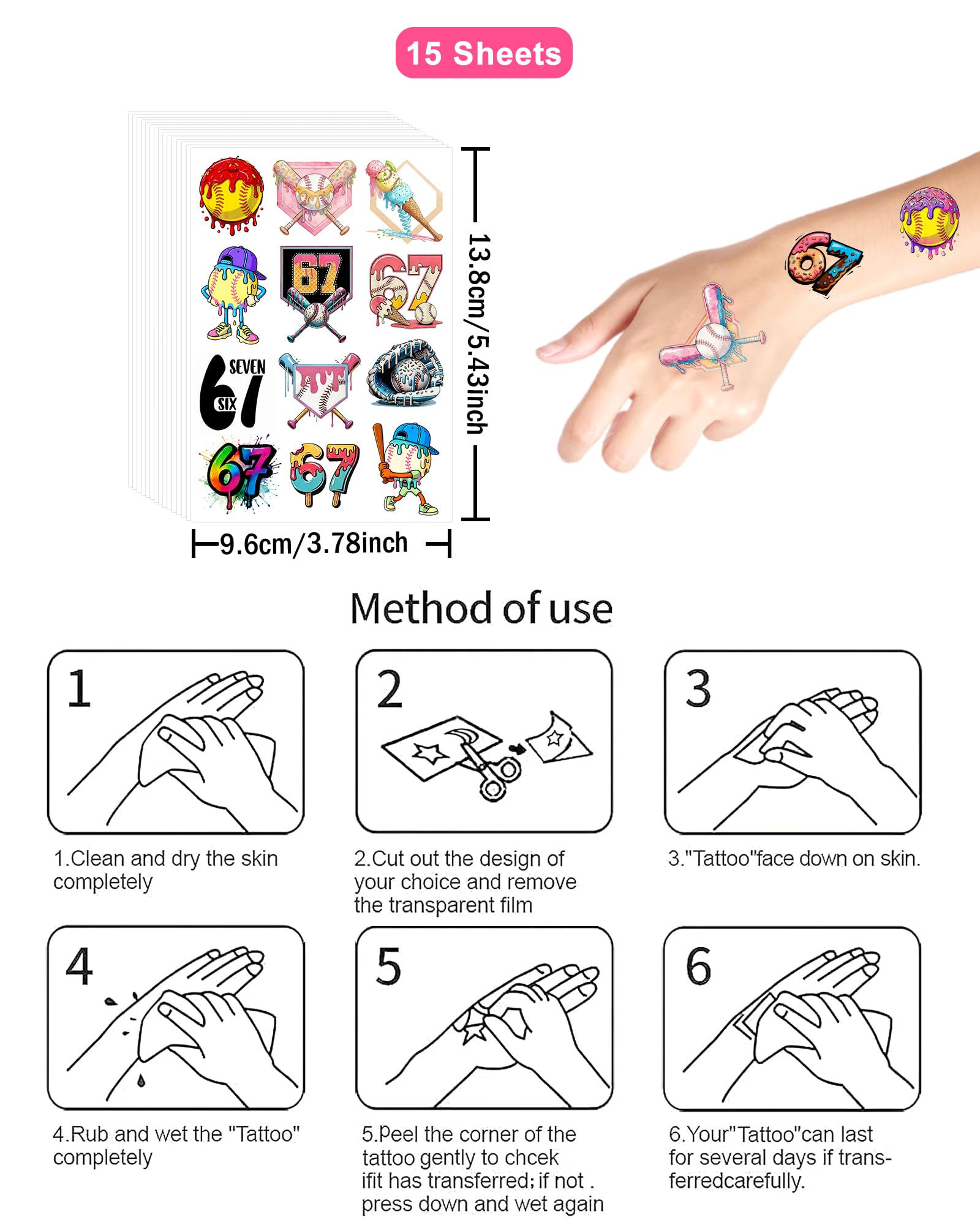 YanZonic easy-to-apply tattoos speed up party setup