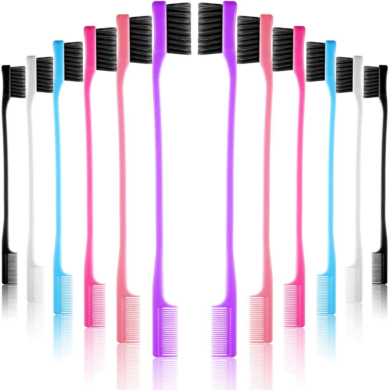 Yaomiao 12-piece edge brush set for versatile daily styling at home