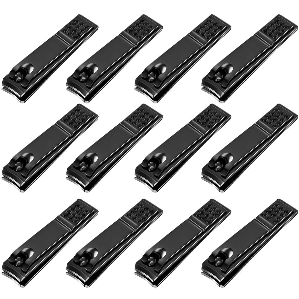 Yaomiao 12-piece nail clipper set in package, durable stainless steel finish.