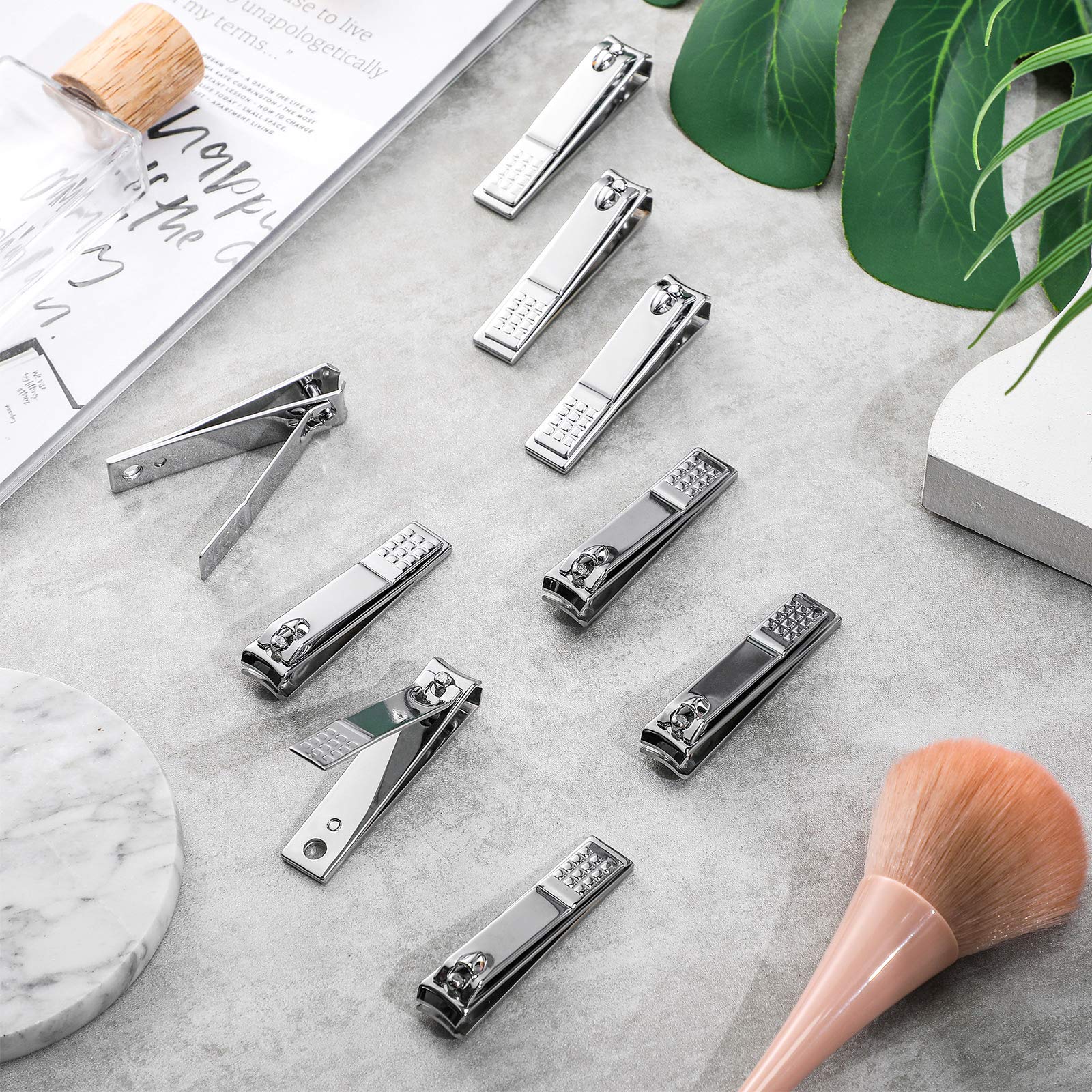 Yaomiao complete nail care kit with 12 pieces for home or travel.