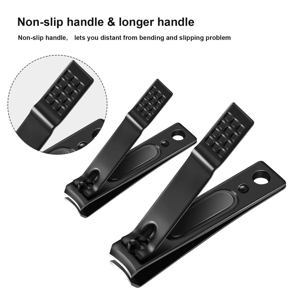 Yaomiao long-handle clipper in use, easy leverage for thick nails.