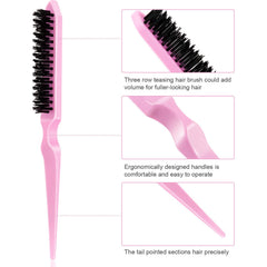 Yaomiao ergonomic-handle teasing brush for comfortable daily use.