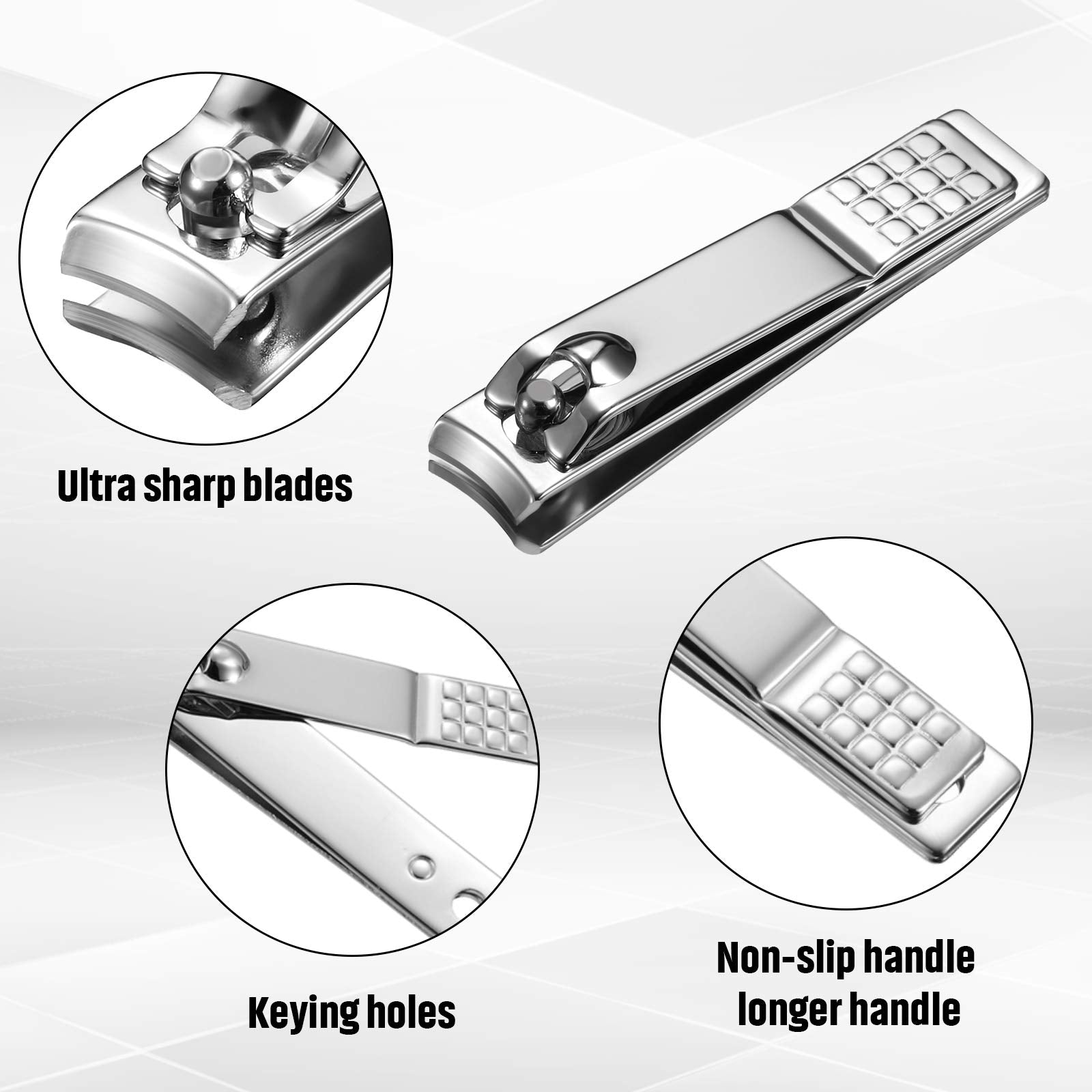 Yaomiao travel-friendly nail clippers, lightweight and easy to pack.