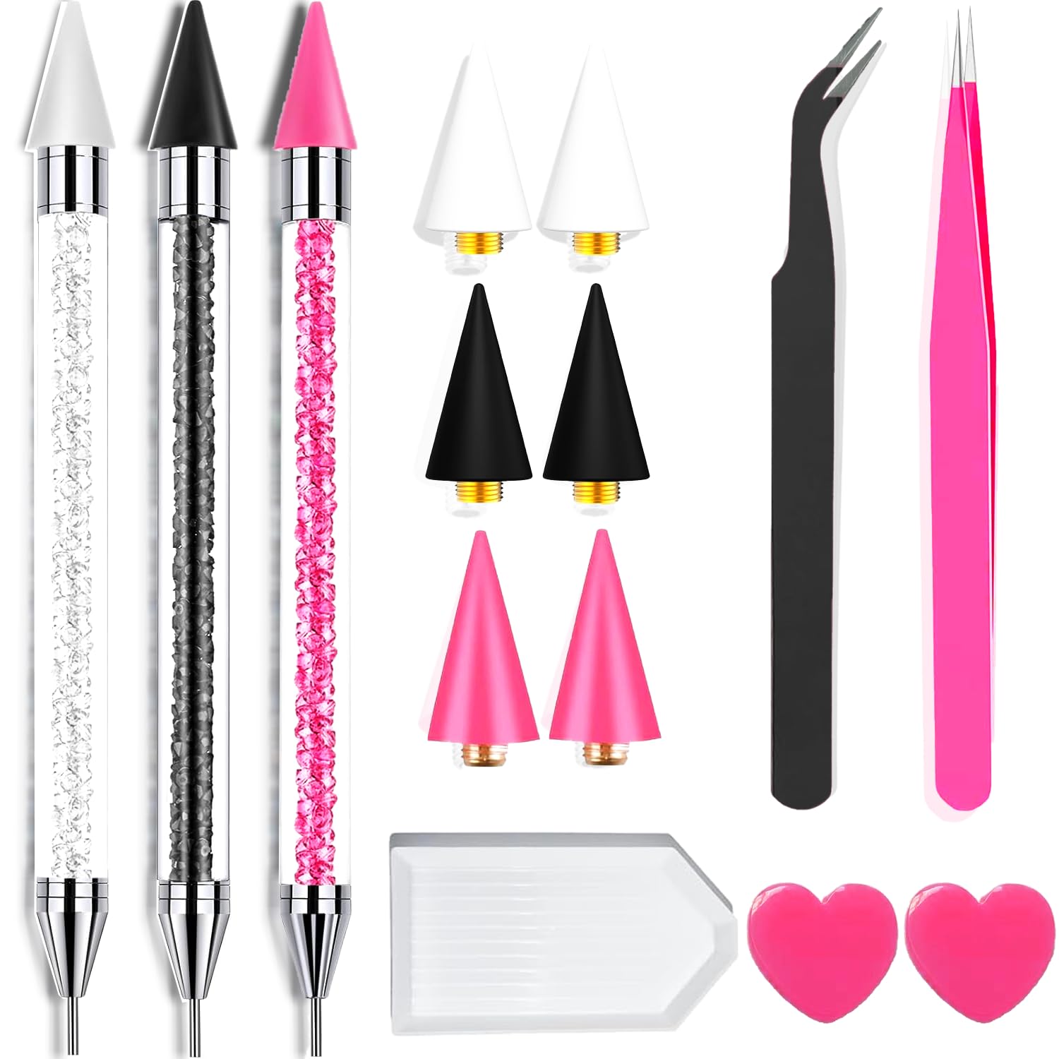 Yaoociy 14-pcs rhinestone picker overview for precise placement