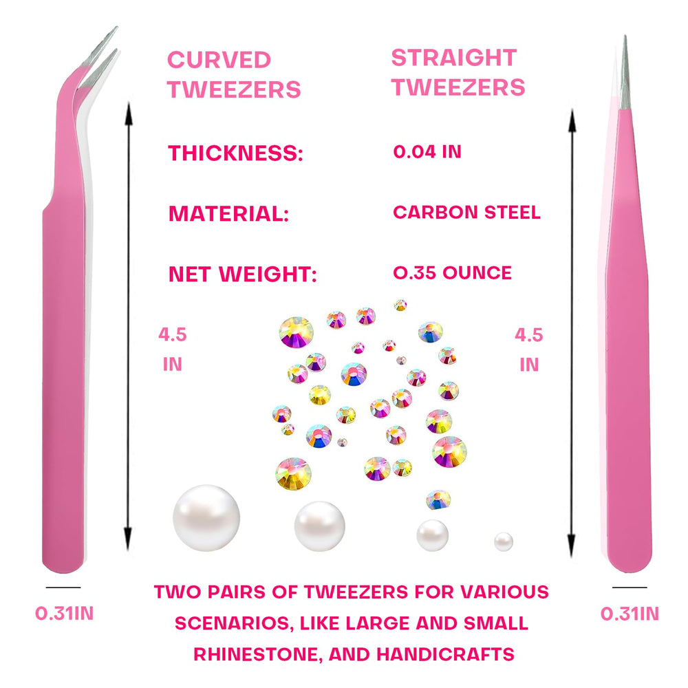 Yaoociy metal tip for pressing and adjusting gems with control.