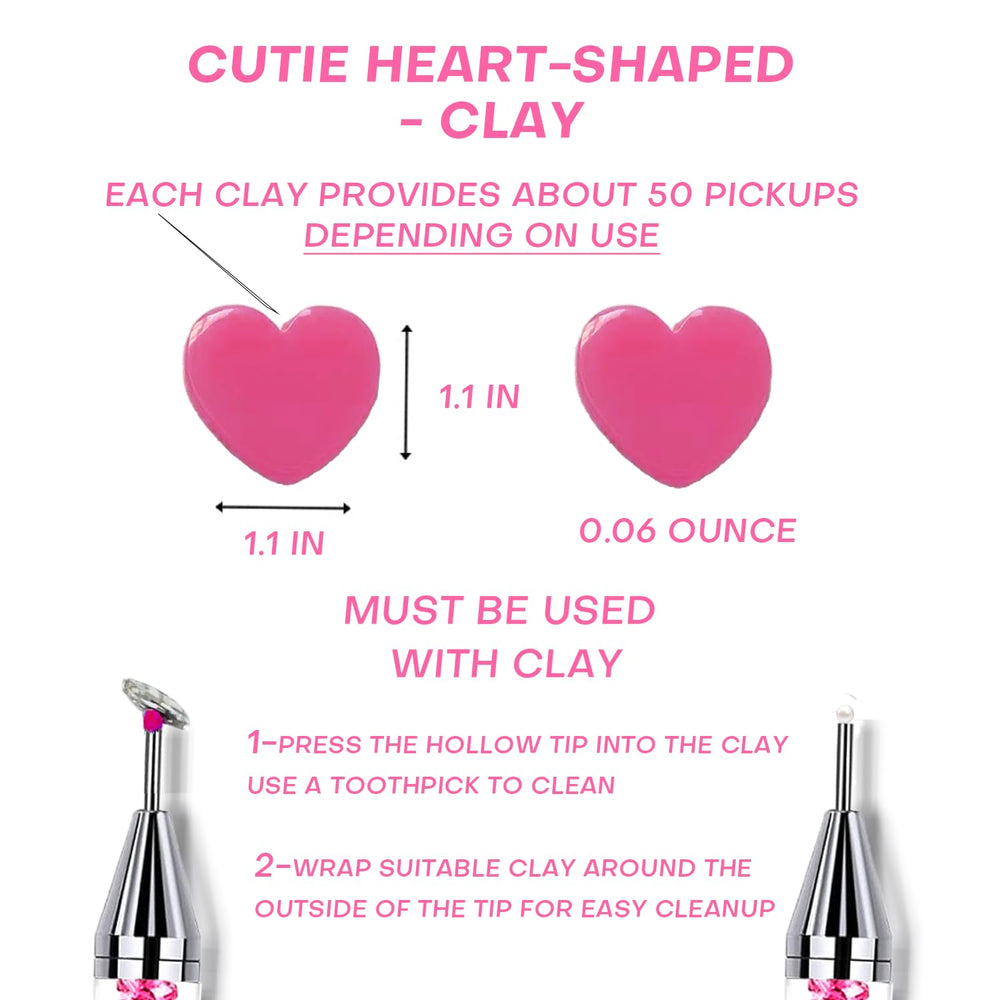 Yaoociy pink tweezers curved tip for handling larger rhinestones.