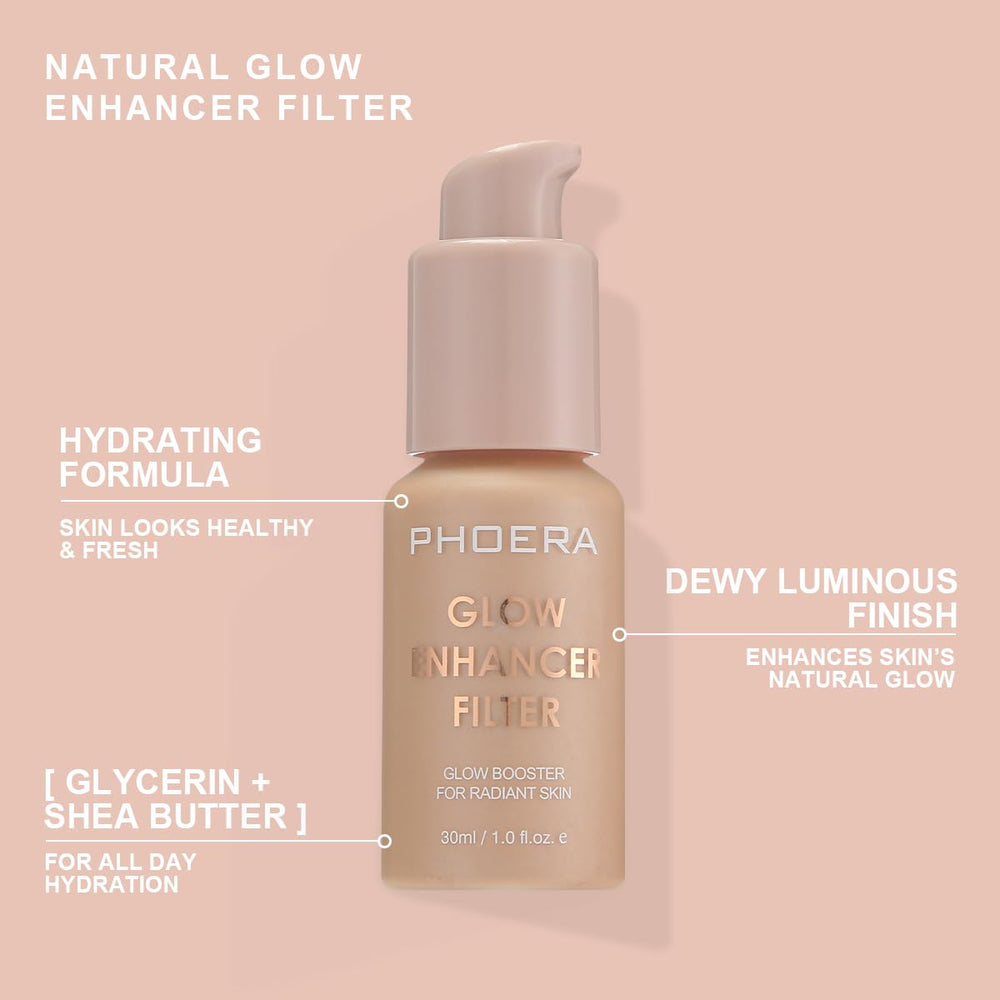 Yaper PHOERA Skin Glow Tint, uso diario para look luminoso.