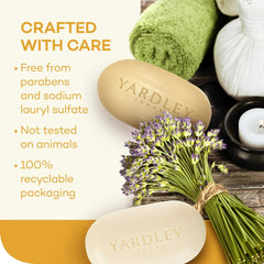Ingredientes naturales de Yardley London para una experiencia suave.