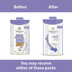Yardley lavanda talco: fragancia suave para cuidado diario de la piel.