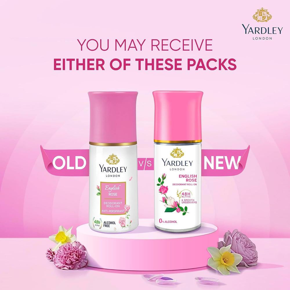 Diseño de empaque claro y elegante Yardley London