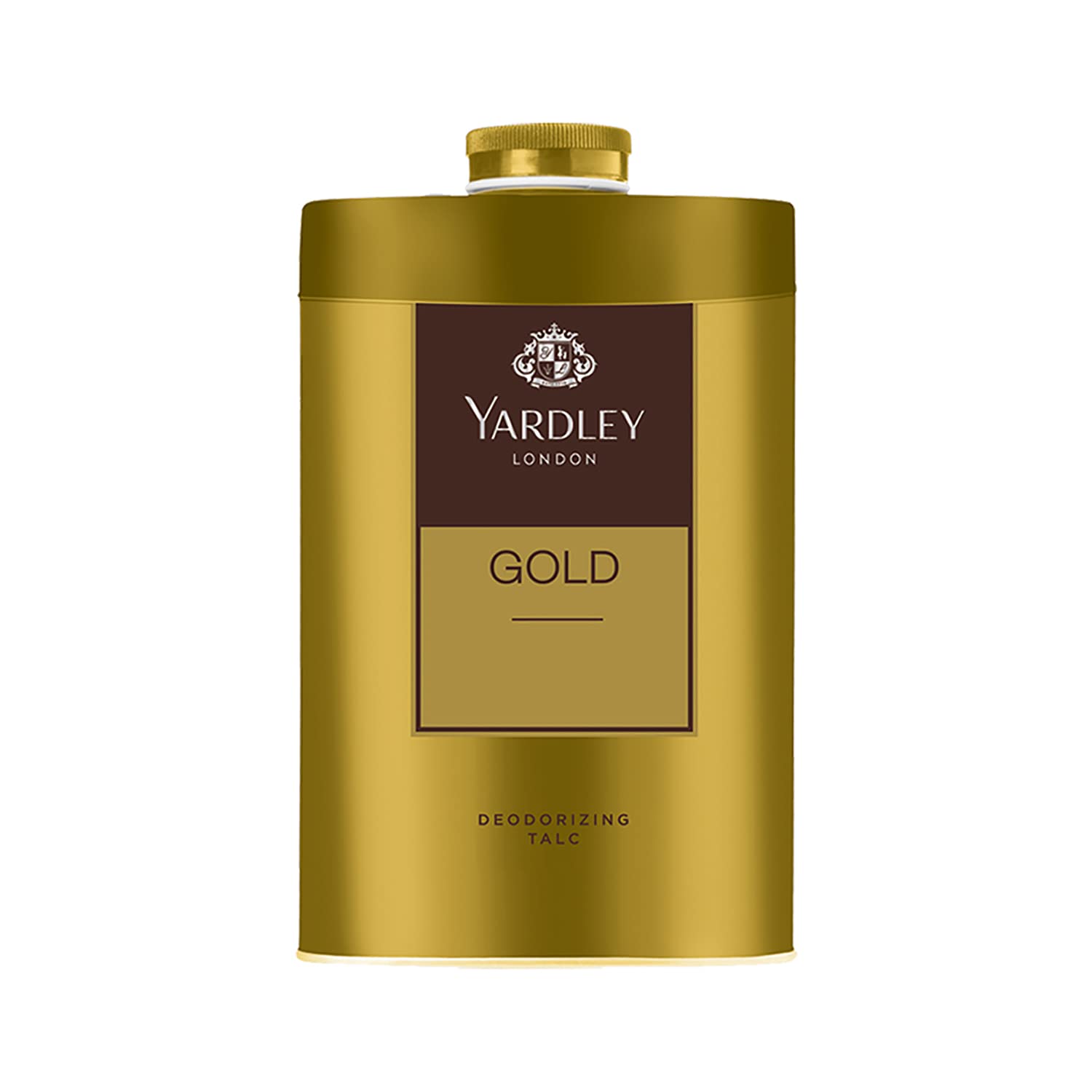 Yardley London Gold Talco, textura seda para piel suave.