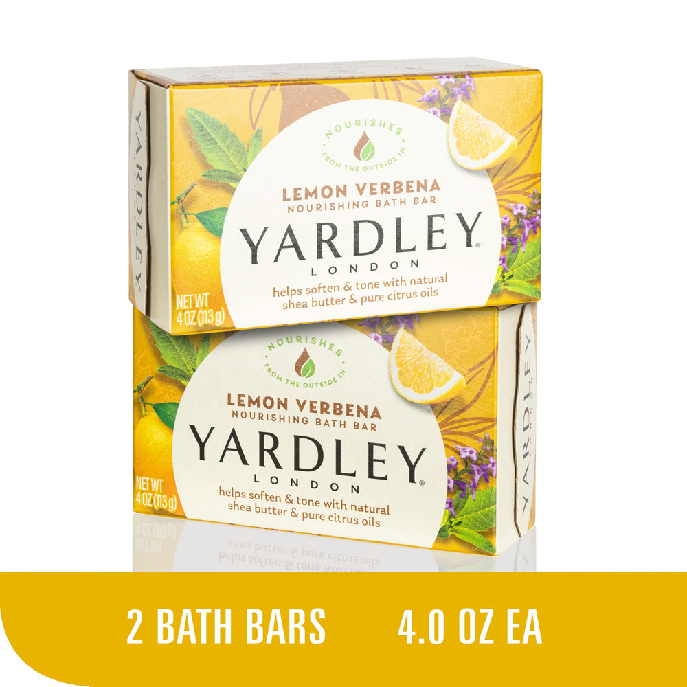 Jabón Yardley London Cocoa Butter y Karité: nutrición suave para la piel.