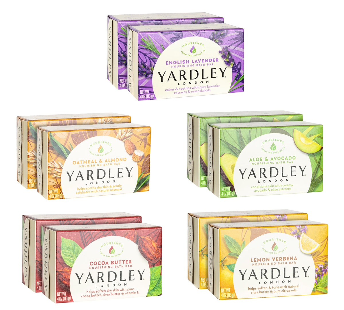 Jabón Yardley London Lavanda Inglesa: barra aromática para calma diaria.