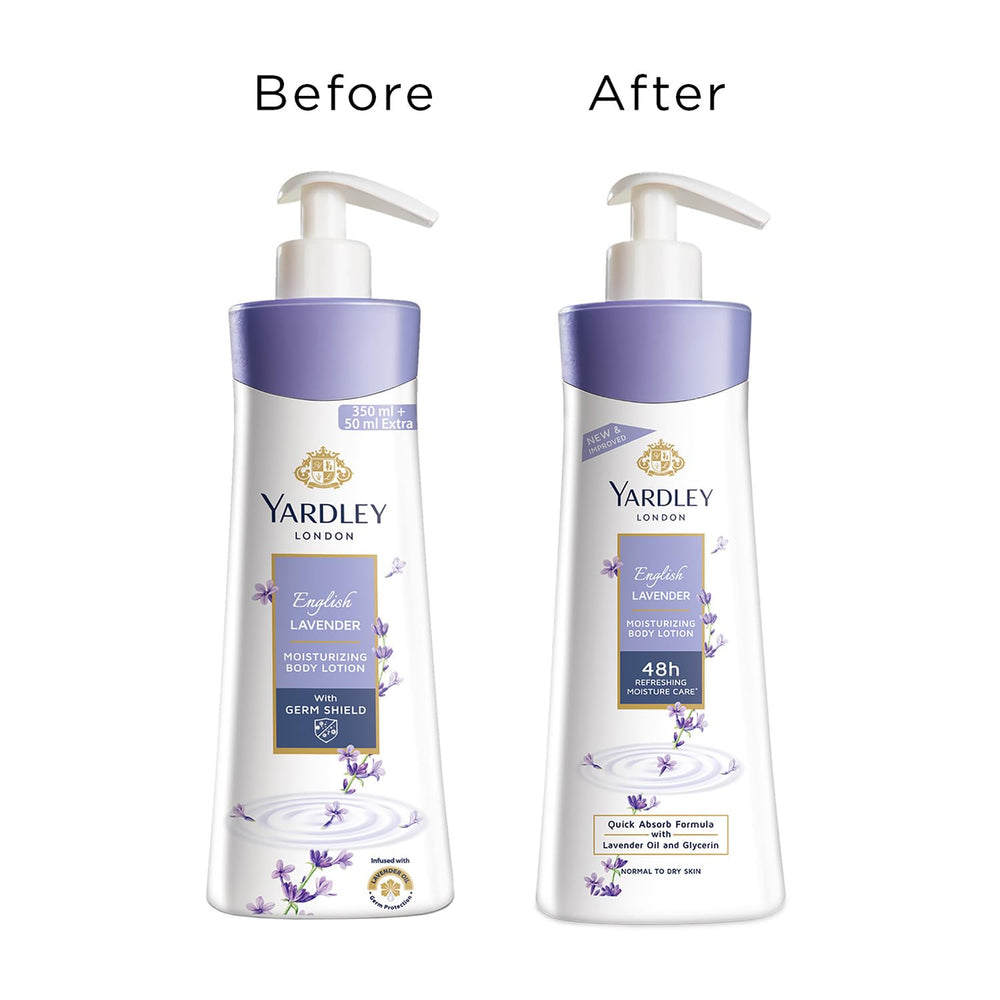 Aplicación manual de Yardley lavanda inglesa para masajes suaves