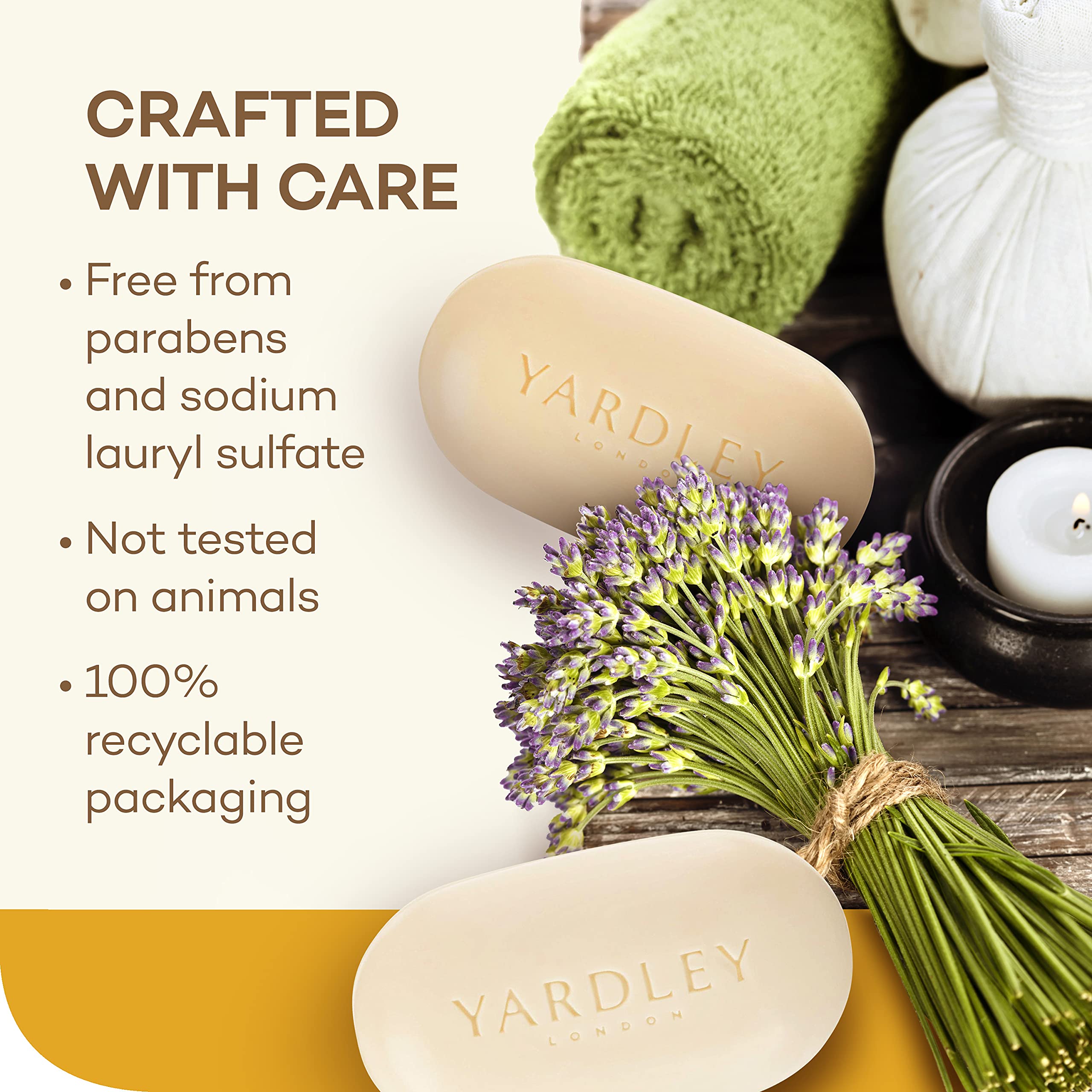 Aroma fresco Yardley London Lemon Verbena que inspira energía al despertar