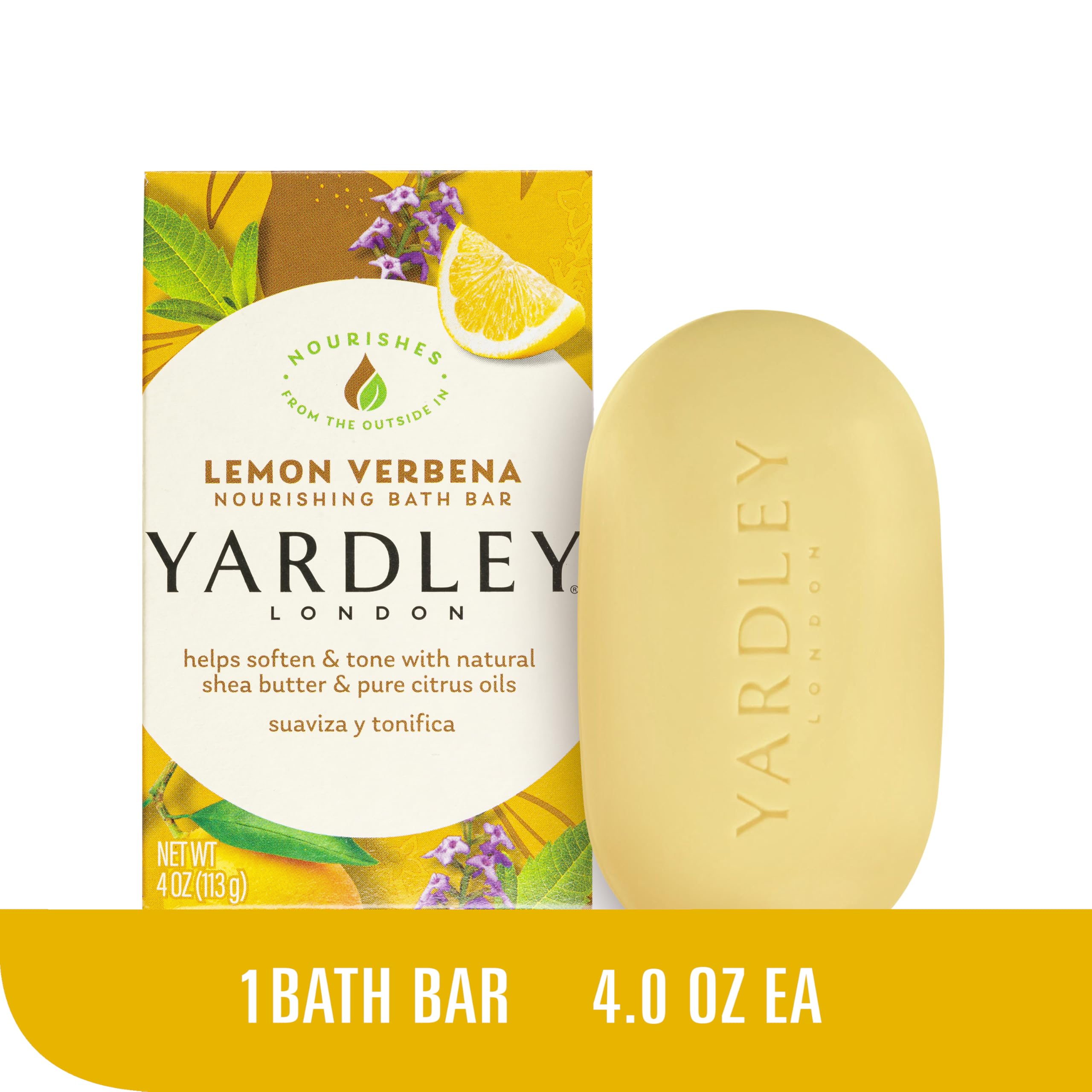 Yardley London Lemon Verbena con manteca de karité natural para hidratar la piel