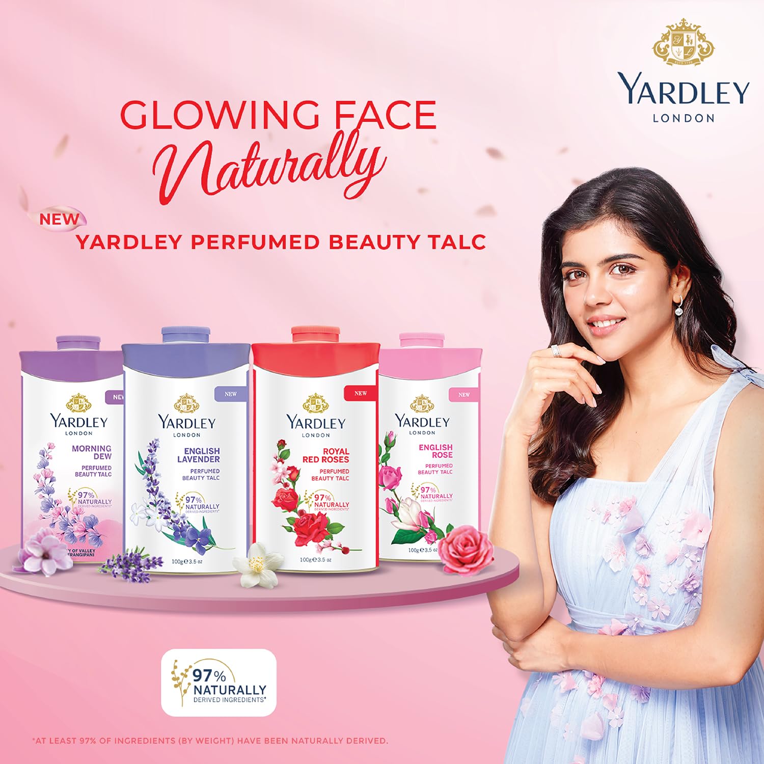 Yardley London Red Rose Talco: aroma a rosas que persiste tras ducharse.